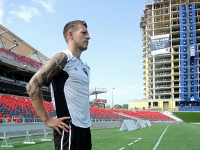Scottish midfielder Nicki Paterson got back in the Fury lineup Saturday, July 26, 2014 against Carolina, after suffering a knee injury in the first game of the NASL season. CHRIS HOFLEY/OTTAWA SUN