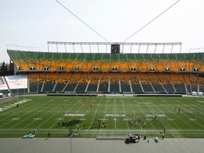 The Eskimos took the unprecedented step of barring fans from practices this week and will close Tuesday's practice to media. (Ian Kucerak, Edmonton Sun)