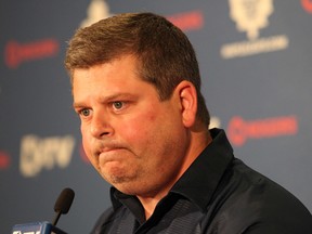 Maple Leafs GM Dave Nonis has had his "right and left arms cut off" -- i.e. fired executives Dave Poulin and Claude Loiselle -- writes Steve Simmons. Now the onus is on the GM to change -- or follow them out the door. (Stan Behal/Toronto Sun file)