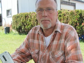 Confederation Line resident Jim Green has been taping his neighbour's crowing roosters at night. He claims they are keeping him up and causing vehicles to swerve when they dart across Confederation Line just east of Modeland Road. The City of Sarnia is taking his neighbours to court over both animal control and planning charges. (BARBARA SIMPSON, The Observer)