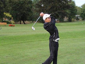 Sarnia's Adam Graham has qualified for the Canadian Junior Golf Championships after finishing 13th at provincials, July 15-18. He's just one example of emerging golf talent in Canada. (SHAUN BISSON, The Observer)