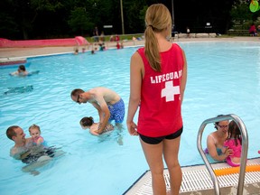Lifeguard Beth Copeland works at Thames Pool in London.
Mike Hensen/The London Free Press/QMI Agency