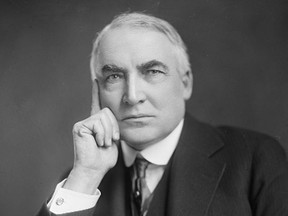 Warren G. Harding, 29th President of the United States. (Library of Congress)