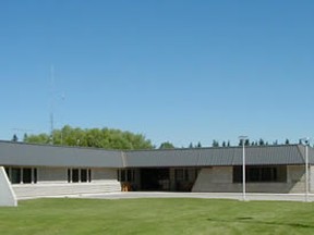 Percy E. Moore Hospital and Clinic. (RM of FISHER PHOTO)