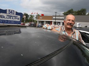 A 20-year veteran cabbie Farid Haddad says there's no sense in the City following suit with Calgary where the fines for puking in taxis rose to $100 Tuesday, because it would be to difficult to collect the money.
DOUG HEMPSTEAD/Ottawa Sun?/QMI AGENCY