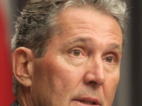 Brian Pallister said Wednesday that a three-year wait to have a Lake Manitoba flood outlet built is unacceptable. (CHRIS PROCAYLO/WINNIPEG SUN)