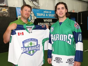 Sudbury Nickel Barons Jason Young Ryan Punkari