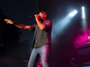 Darius Rucker in Harris Park. (CRAIG GLOVER, The London Free Press)