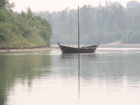 The Fort Edmonton York boat. (supplied)