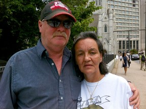 Mariam and Clayton Saunders. (Kris Sims/QMI Agency)