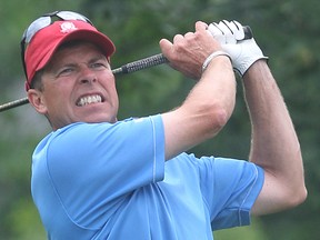 Todd Fanning of Winnipeg won a four-hole playoff to capture the Canadian Men’s Mid-Amateur Championship on Friday, Aug. 25, 2017 in Regina. Kevin King/Winnipeg Sun/QMI Agency