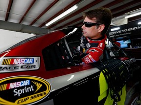 NASCAR Sprint Cup points leader Jeff Gordon is gunning for his second win of the season on Sunday in Indianapolis. (AFP/PHOTO)