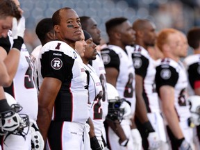 Henry Burris returns to Hamilton on Saturday to play the East rival Ticats. (Reuters File)