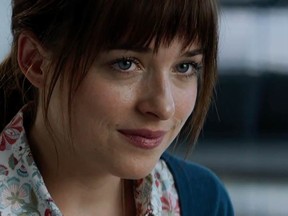 Dakota Johnson in Fifty Shades of Grey trailer. 

(Courtesy)