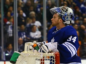 Leafs goalie James Reimer has asked for a trade this off-season. (QMI AGENCY)