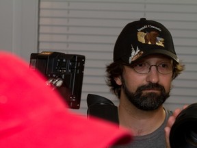 Picture of filmmaker Kevin Matlo on the set of Forbidden Playground. Photo supplied