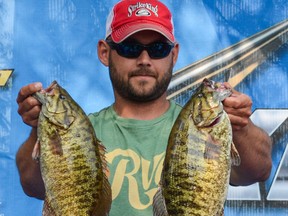 Shawn Stenson at the Kingston Canadian Open bass championship