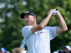 Jim Furyk during the third round of the RBC Canadian Open at Royal Montreal Golf Club, Ile-Bizard, Saturday, July 26, 2014. (PIERRE-PAUL POULIN/QMI AGENCY)