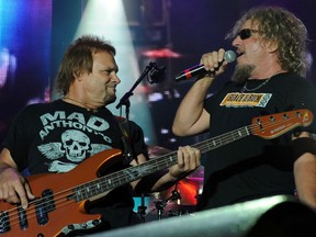 Michael Anthony and Sammy Hagar entertain the crowd last year at Empire Rockfest.
