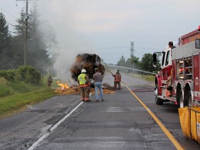 trailer fire