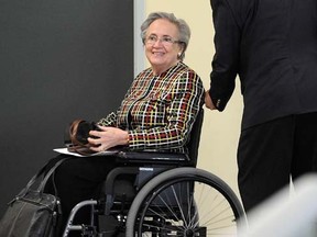 Lise Thibault  at the Quebec courthouse Thursday, May 29, 2014.  (STEVENS LEBLANC/QMI Agency)