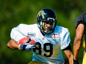 Former Henry Burris teammate Onrea Jones was cut by the Hamilton Tiger-Cats in May. He'll make his first start for the RedBlacks Friday night at TD Place. (QMI Files)