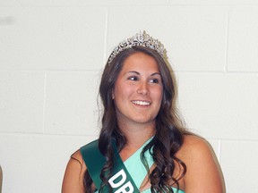 Lindsay Martin is all smiles after she was named the ambassador for the Dresden Exhibition, during opening ceremonies held on Friday, July 25