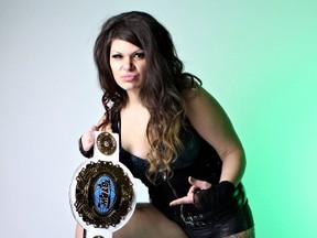 Bayridge Secondary School graduate Julia Nulis recently had a tryout with World Wrestling Entertainment. (Leona Oats/Vertigo Productions)