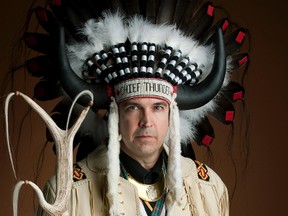 Chief John Thunder of Buffalo Point First Nation.