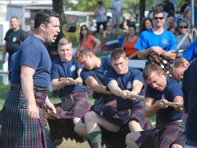 The SDG Glens competed with other regiments across the province in the 2012 Tug of War competition at the Glengarry Highland Games in Maxville. The Tug of War competition returned as part of the 2014 games.CORNWALL STANDARD-FREEHOLDER file photo/QMI AGENCY