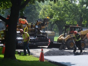 Road crews repair Kingston street