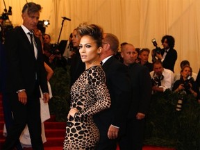 Singer Jennifer Lopez arrives at the Metropolitan Museum of Art Costume Institute Benefit celebrating the opening of "PUNK: Chaos to Couture" in New York, May 6, 2013. REUTERS/Lucas Jackson