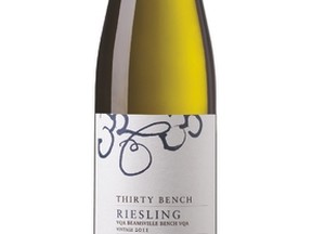 Thirty Bench Wine Makers 2013 Riesling. (Supplied)