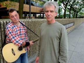 Lionel Lodge, right, and Jeffy B. will be playing tunes off Lodge?s new album, The Agitator, at London Ribfest at Victoria Park. (MORRIS LAMONT/THE LONDON FREE PRESS)