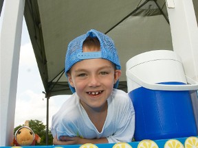 Seven-year-old Gram Willick ran Gram's Lemonade Stand at the corner of Main and Dock streets in Chippawa in 2014, raising money for various charities including the Niagara Falls Humane Society. (File photo)