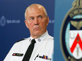 Toronto Police Chief Bill Blair. (Michael Peake/Toronto Sun)