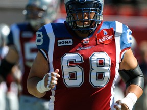 Argos offensive line coach and former Montreal Alouette Bryan Chiu. (QMI Agency)