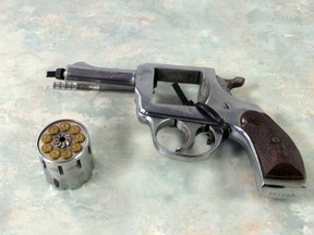 A .22-calibre revolver. (SUPPLIED PHOTO)