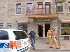 A restaurant worker in Montreal had his arm amputated Friday after it got stuck in a meat grinder.
(Screenshot from QMI Agency video)