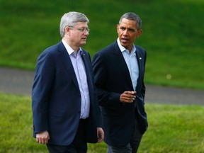 Harper and Obama
