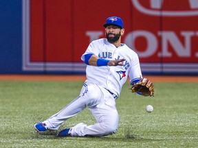 Jose Bautista publicly expressed his dissatisfaction at the Blue Jays not making any significant moves at the trade deadline on Thursday. (Ernest Doroszuk/Toronto Sun)
