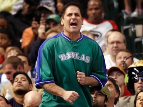 Dallas Mavericks owner Mark Cuban took a shot at the IOC on Sunday. (REUTERS)