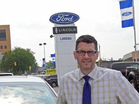 Cam Bottrell, the president of Capital Ford Lincoln, at the Winnipeg dealership Friday, Aug. 1, 2014, following the purchase of Landau Ford Lincoln by the Capital Automotive Group of Regina. (GLEN DAWKINS/Winnipeg Sun)