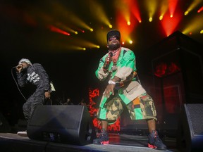 Big Boi and Andre 3000 perform at the Molson Canadian Amphitheatre.