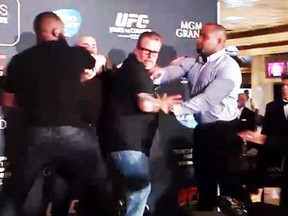 VIDEO: Jones-Cormier come to blows ahead of UFC 178
