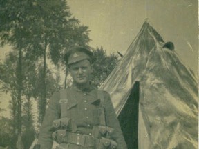 L/Cpl. Syd Hampson from the 10th Battalion is seen here near the beginning of the First World War, likely 1915. His legacy is living on through his letters from the front line. 
HAMPSON FAMILY PHOTO
Ottawa Sun/QMI Agency