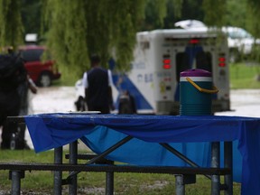 Four people were hit by lightning in a Scarborough park. (JACK BOLAND, Toronto Sun)