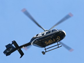 An OPP helicopter. (Clifford Skarstedt/QMI Agency file photo)