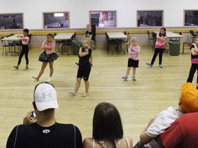Some of the dancers from Shaunessy Sinnett's dance camp during summer 2014. (Steph Smith/Goderich Signal Star)