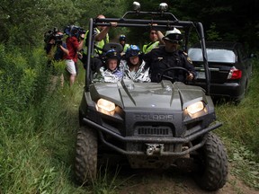 Two girls who were missing in the woods near Calabogie were found safe and sound on Tuesday. Doug Hempstead/Ottawa Sun